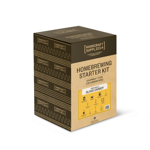 HandCraft Supplies Homebrewing Starter Kit with Glass Carboy