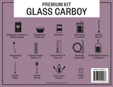 HandCraft Supplies Winemaking Starter Kit with Glass Carboy