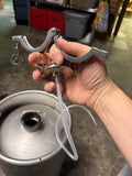 Ball Lock Tapping Head to 2 in Tri Clover (Commercial Keg Adapter)