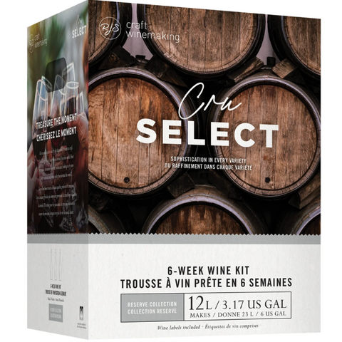 Wine Kit - RJS Craft Winemaking - Cru Select - Australia Style Shiraz