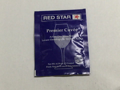 Red Star Premier Cuvee Wine Yeast, 5 gm