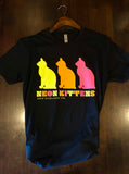 Neon Kittens T Shirt